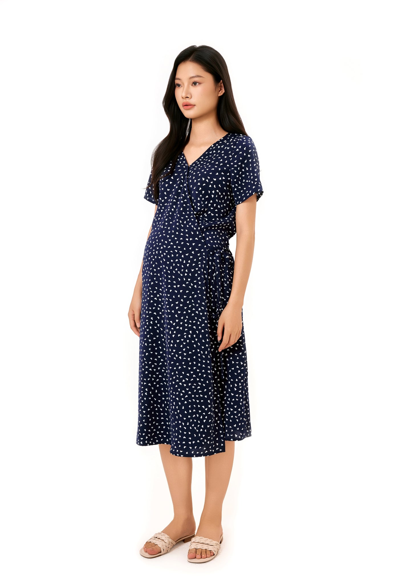 Essential Sweetheart Wrap Dress