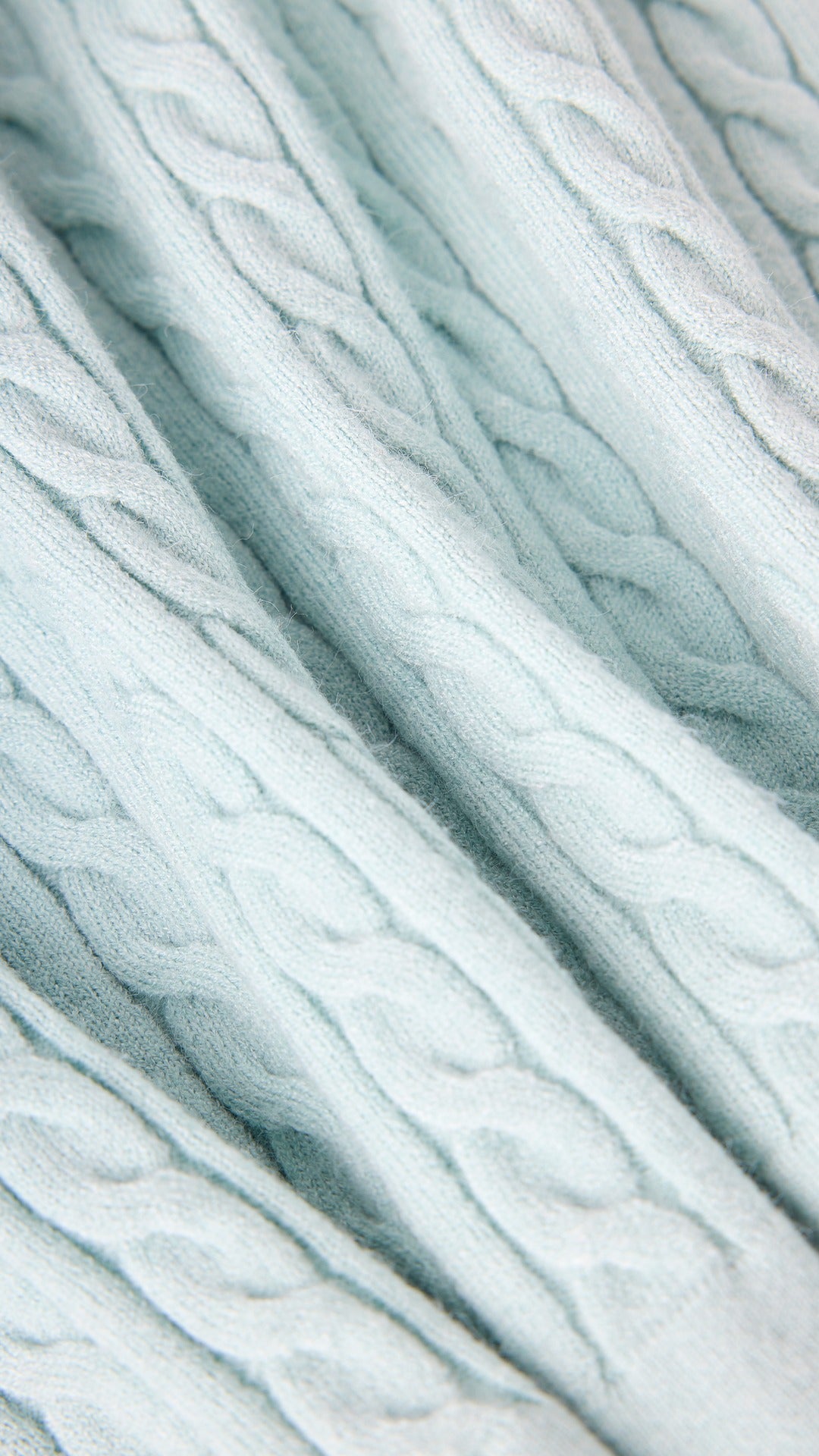 Sarong Inspired Cable Knit Tank Dress - Blue