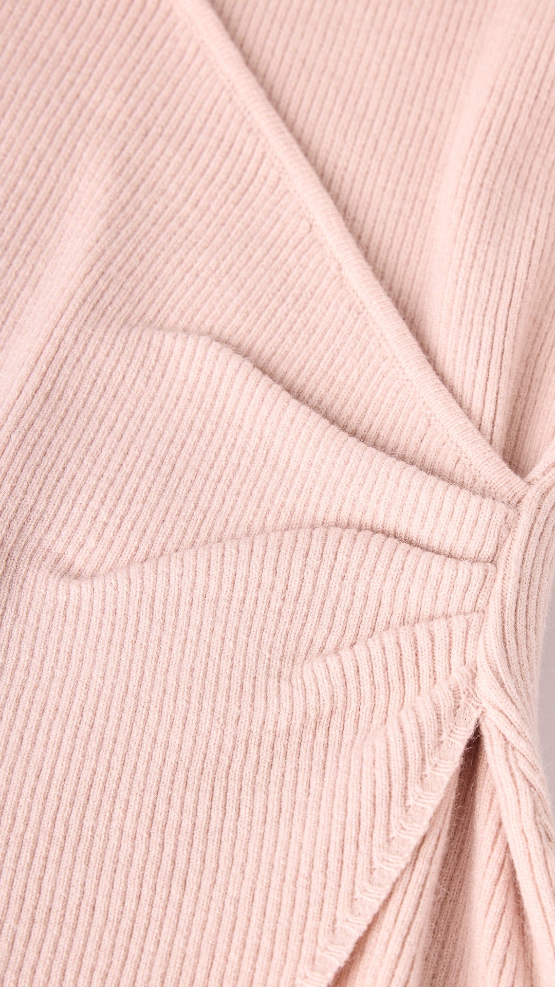 Knit Cross Tank Top - Pink