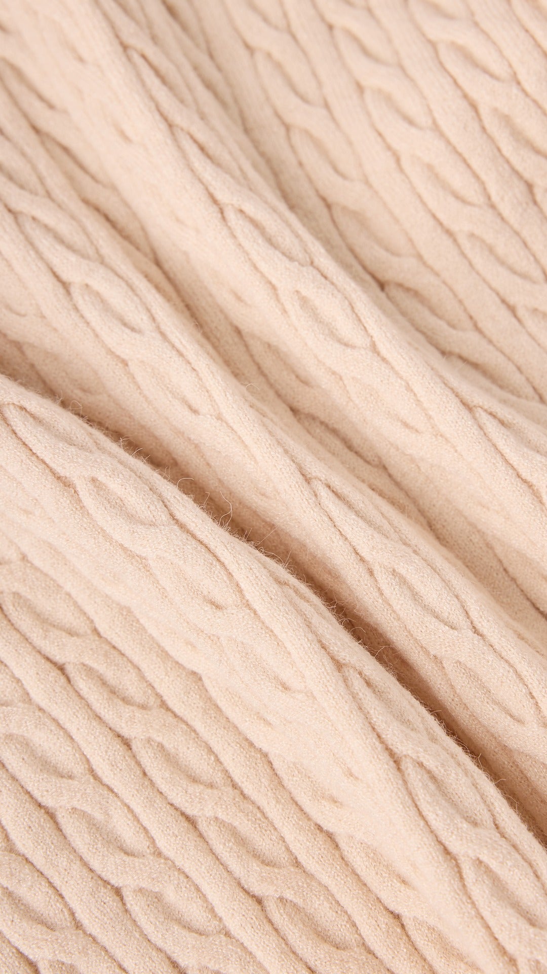 Cable Knit Tank Top - Oatmeal