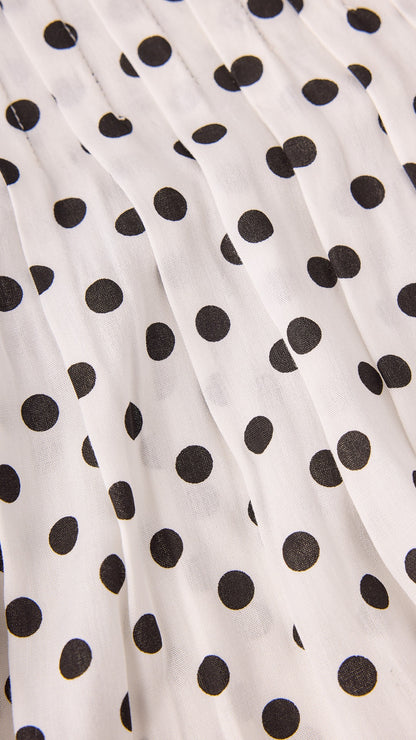 Polkadot Babydoll Top