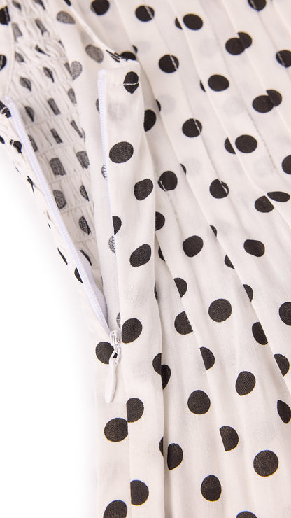 Polkadot Babydoll Top