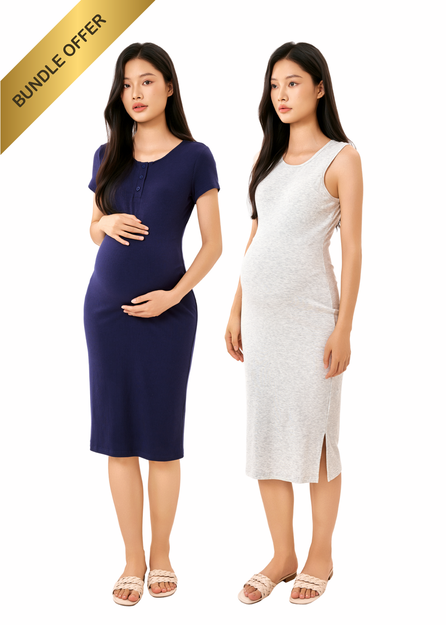 The All-Day Cotton Rib Bodycon Dress Bundle