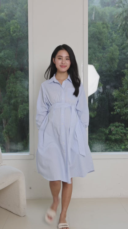 Timeless Striped Shirt Dress
